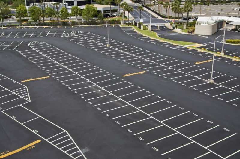 Sealed Parking Lot