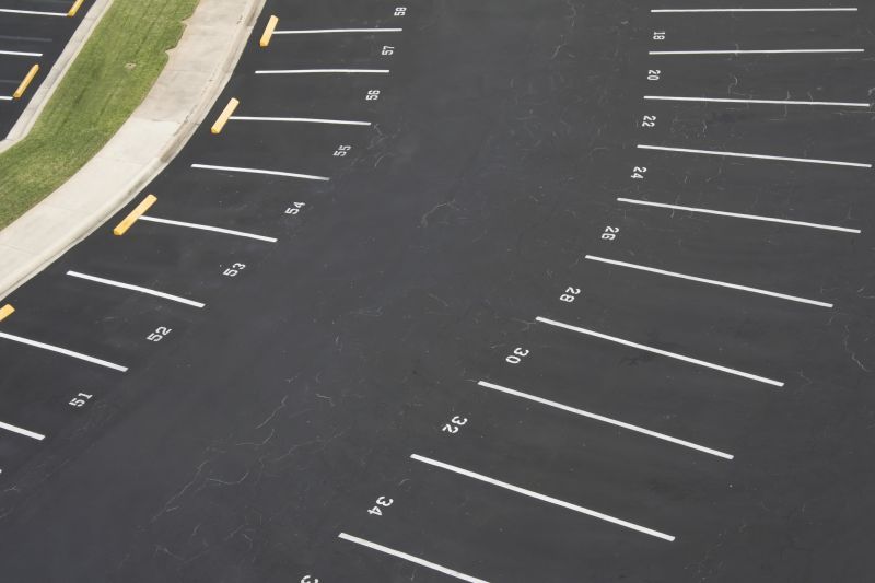Commercial Parking Lot Sealing detail