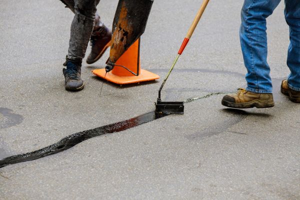 Parking Lot Crack Sealing in Boulder